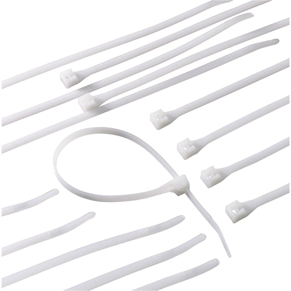 Hook-and-Loop Cable Ties, 10 L x 5/8 W - 10-Pk