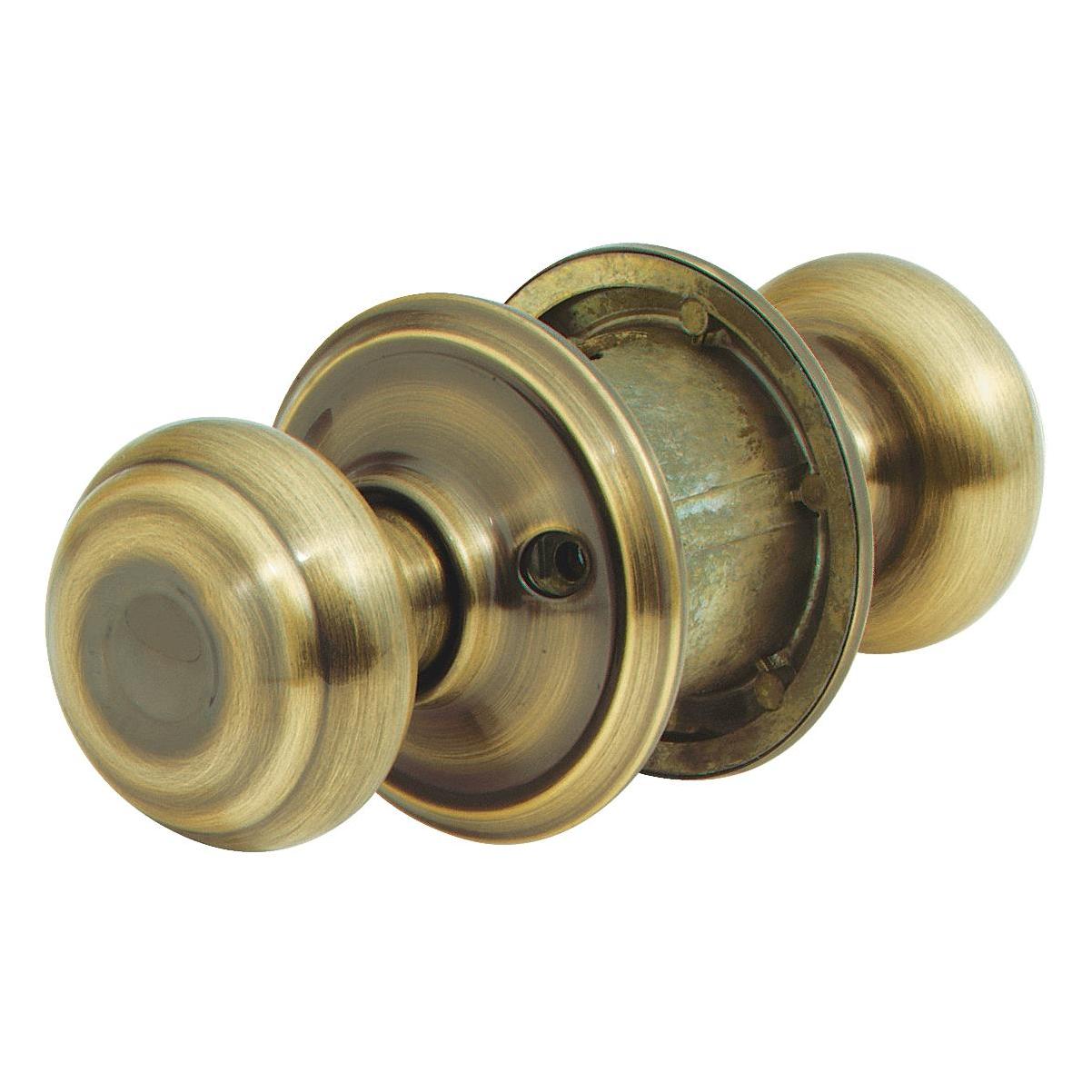 Schlage Georgian Antique Brass Hall & Closet Door Knob | Hills Flat Lumber