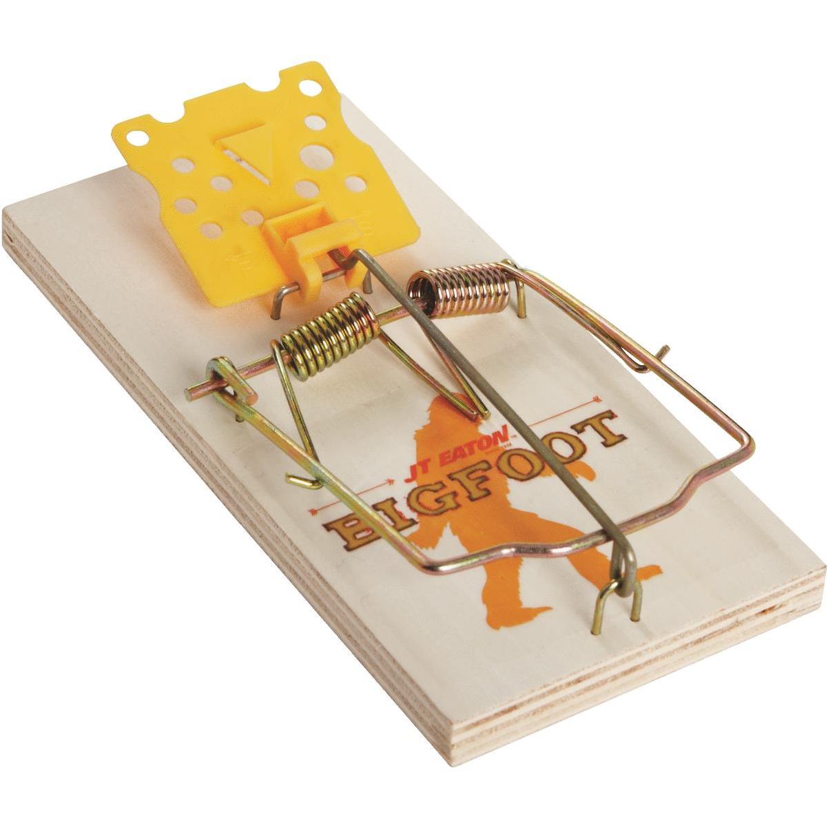 2 x Wooden Mouse Trap Rat Snap Reusable Spring Metal Pedal Rodent Pest Control