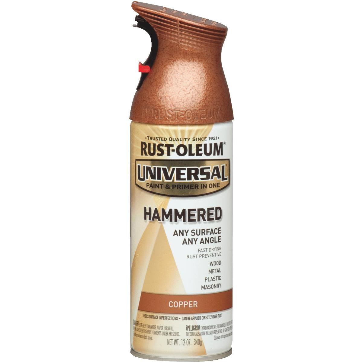 Rust-Oleum Copper Metallic 12 Oz. Hammered Finish Spray Paint