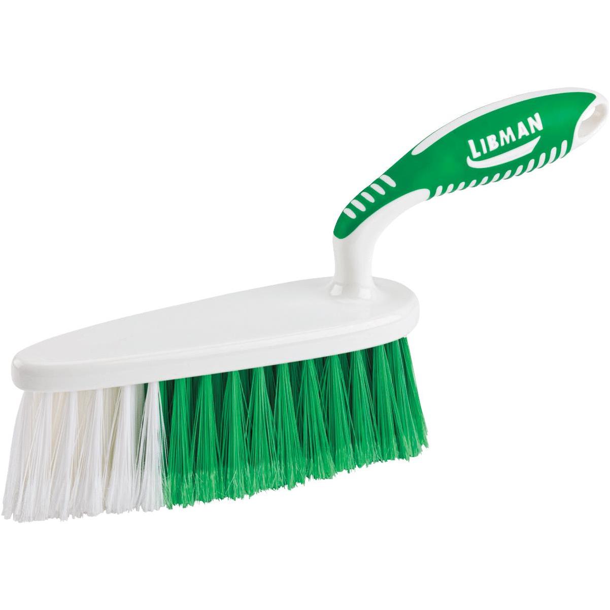 Libman Easy-Grip 4.75 In. Polymer Sanoprene Bristle Rubber Grip Scrub Brush