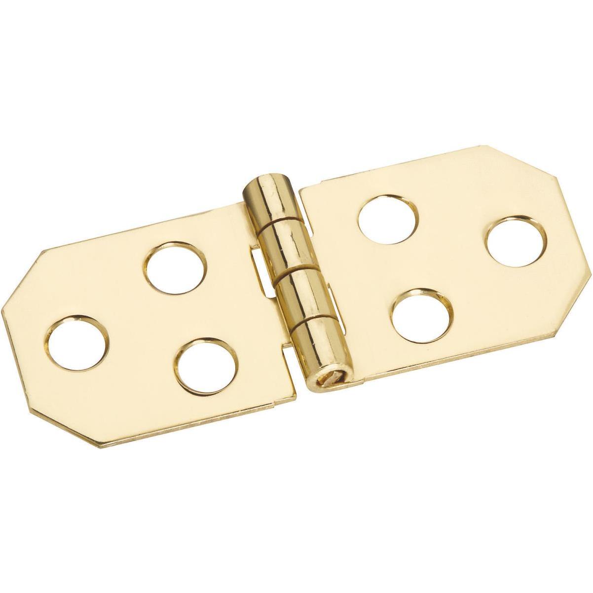 1-inch Solid Brass Narrow Hinge (4-Pack)