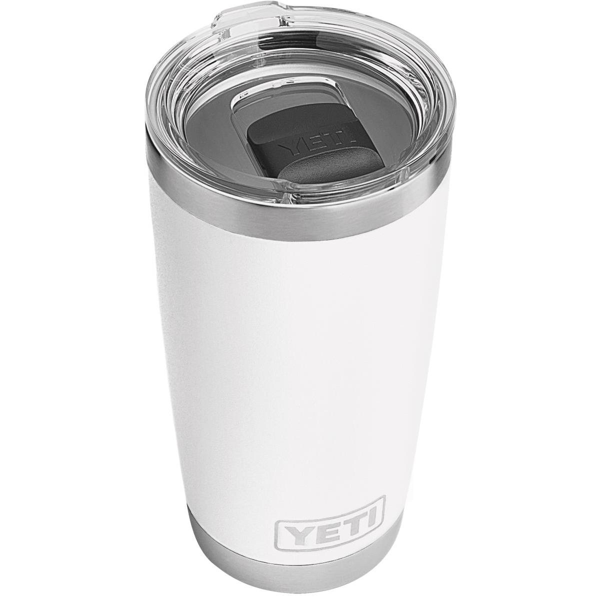 Yeti Rambler 20 Oz. White Stainless Steel Insulated Tumbler with MagSlider  Lid