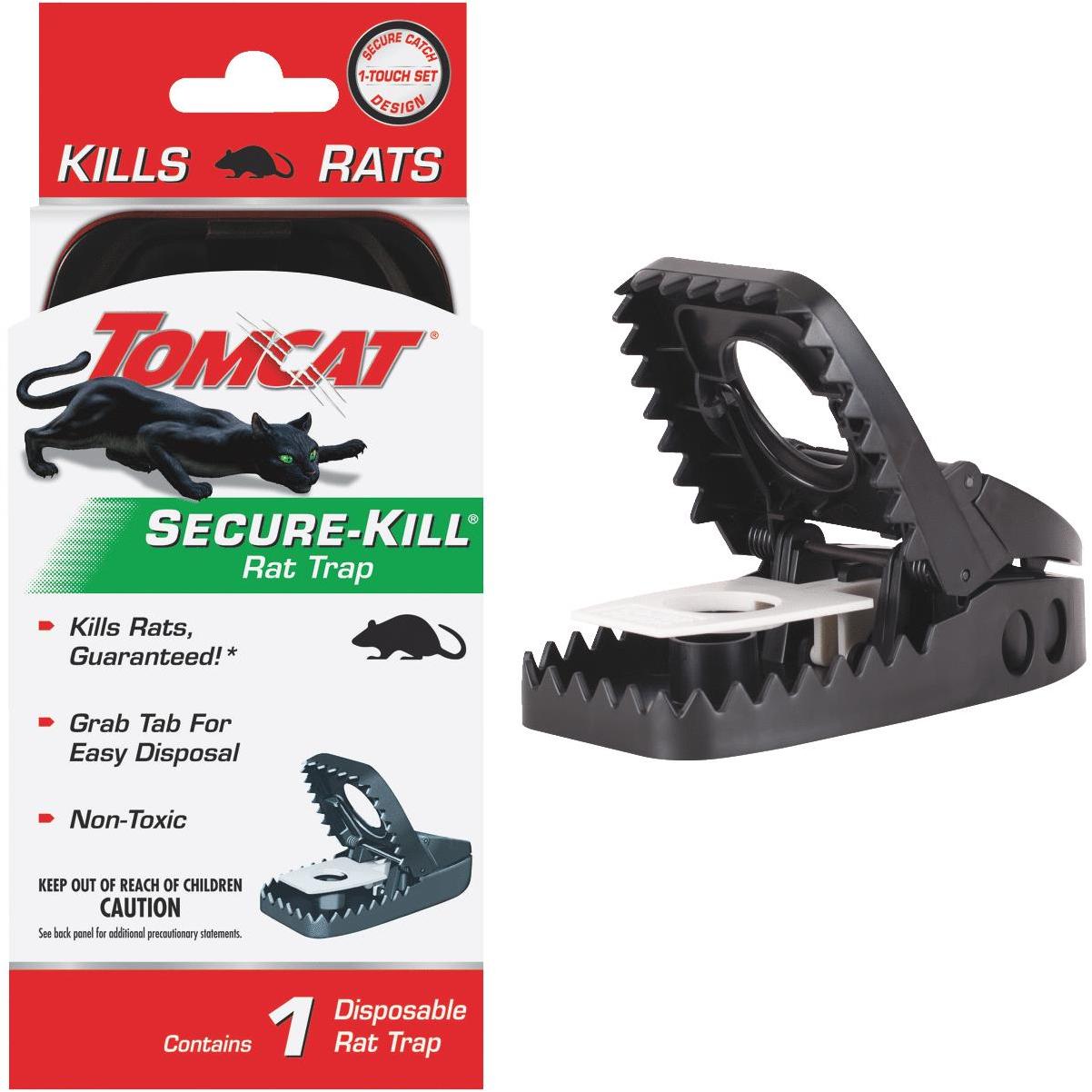 4 Tomcat Kill & Contain Disposable Mouse Mice Traps ~ New