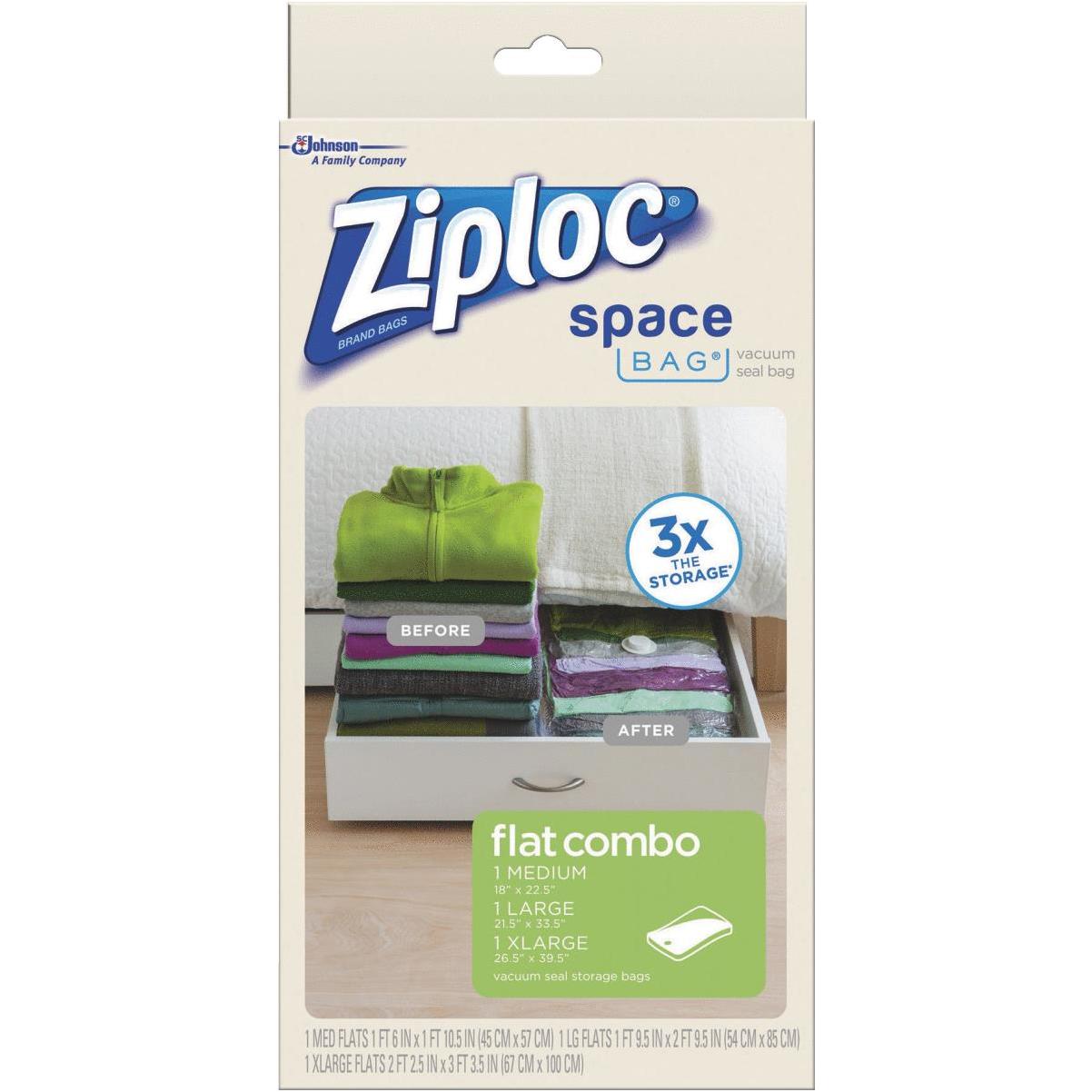 Ziploc Space Bag 2-Count Vacuum Seal Storage Bags in the Plastic