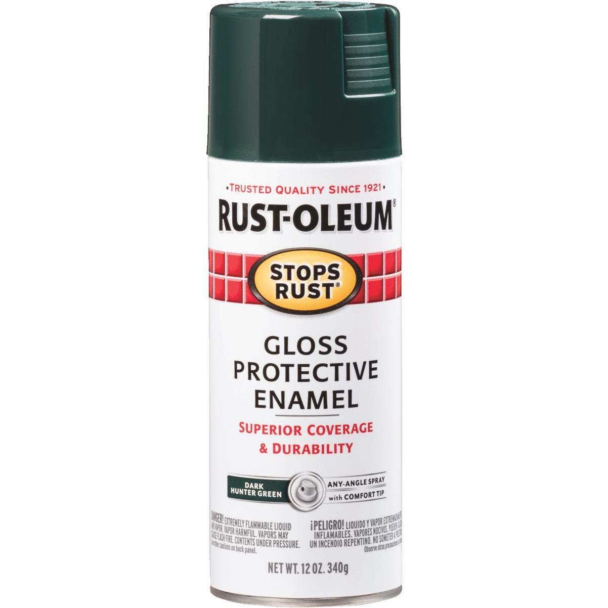 Rust-Oleum Stops Rust Dark Gray 12 Oz. Spray Automotive Paint