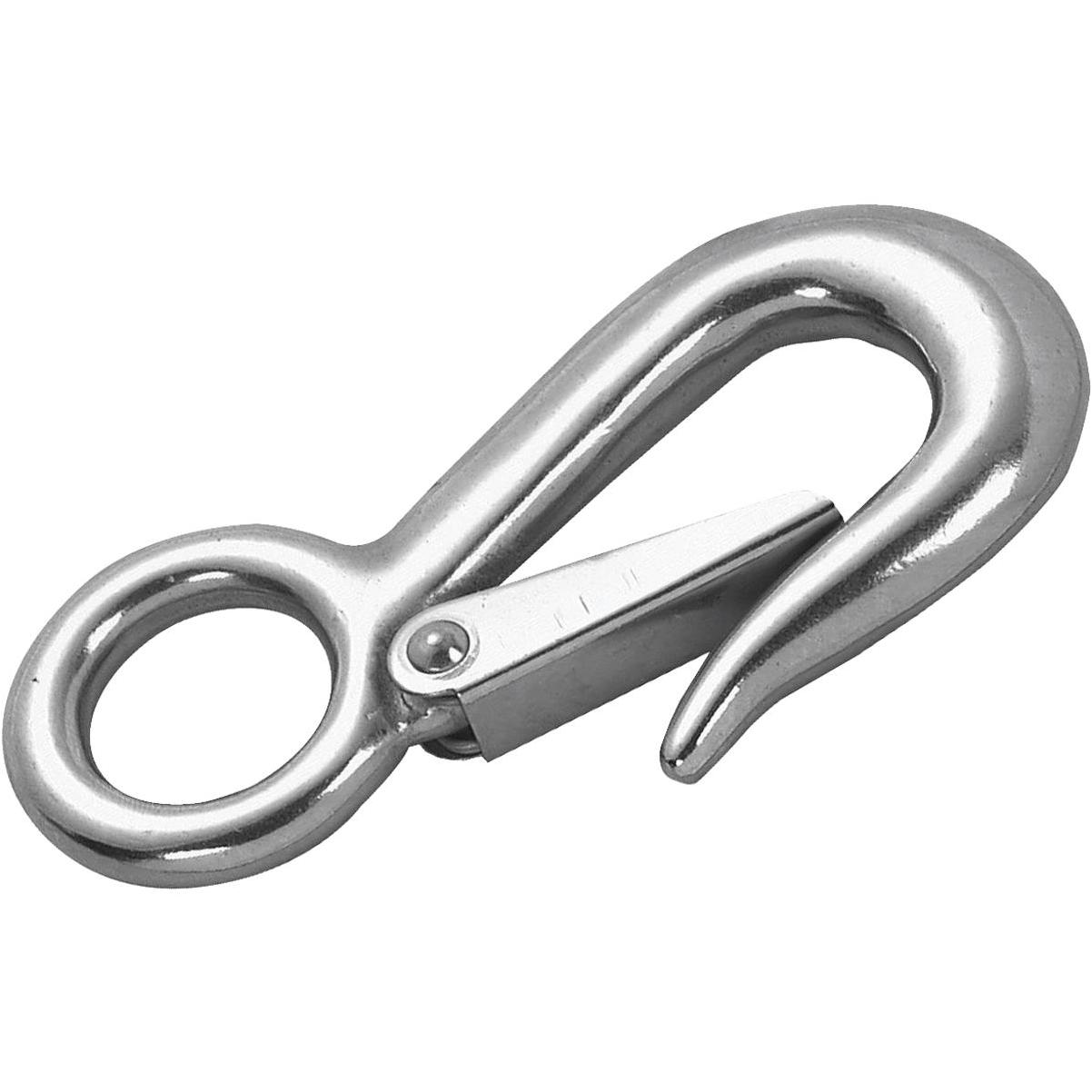 Non-swivel White Nylon 5/8 snaphook