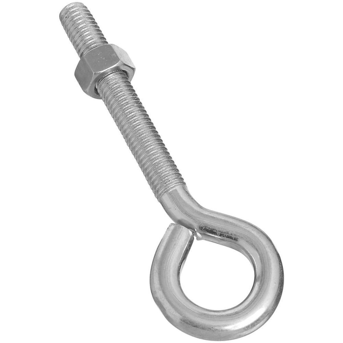 National 7/16 x 5-1/4 Zinc Lag Screw Eye