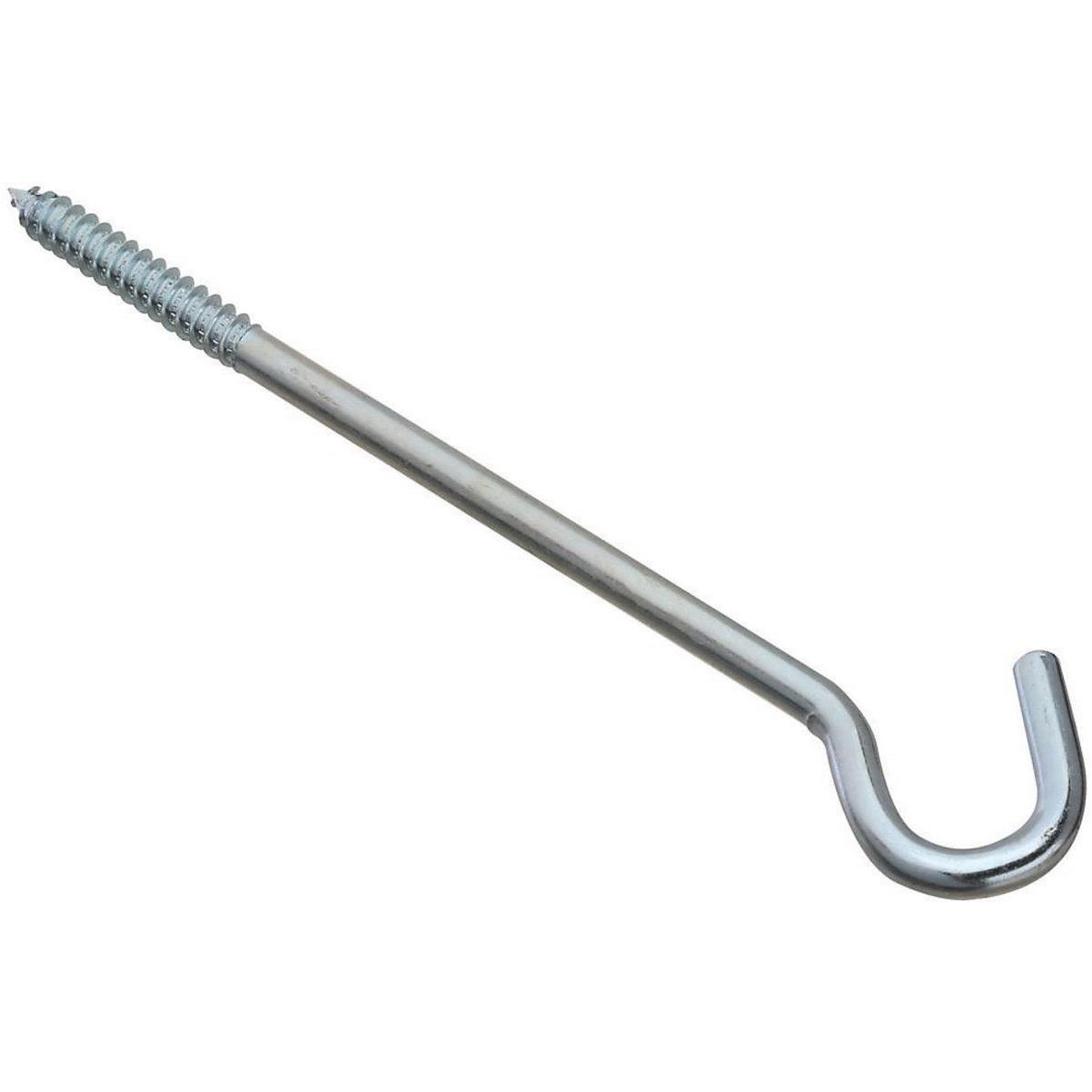  Lag Screw Hook, Zinc Plated, 0.5 Inch x 6 Inches  (Right-Threaded) : Industrial & Scientific