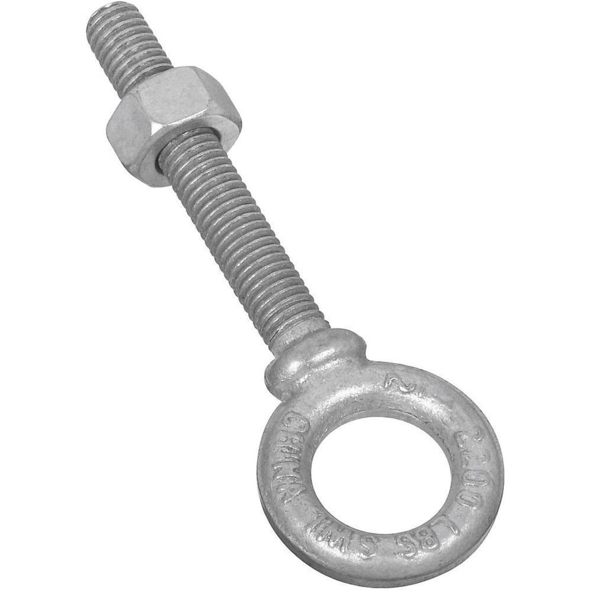 National 1/2 In. x 3-1/4 In. Galvanized Eye Bolt