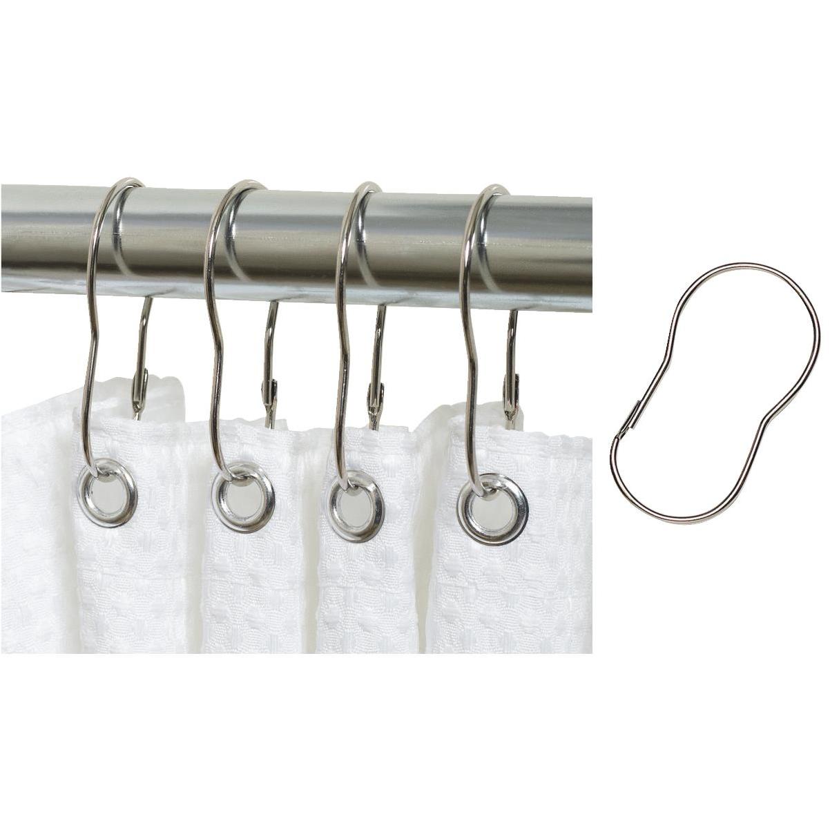 Zenna Home Bronze Zinc Single Shower Curtain Rings (12-Pack) in the Shower  Rings & Hooks department at Lowes.com