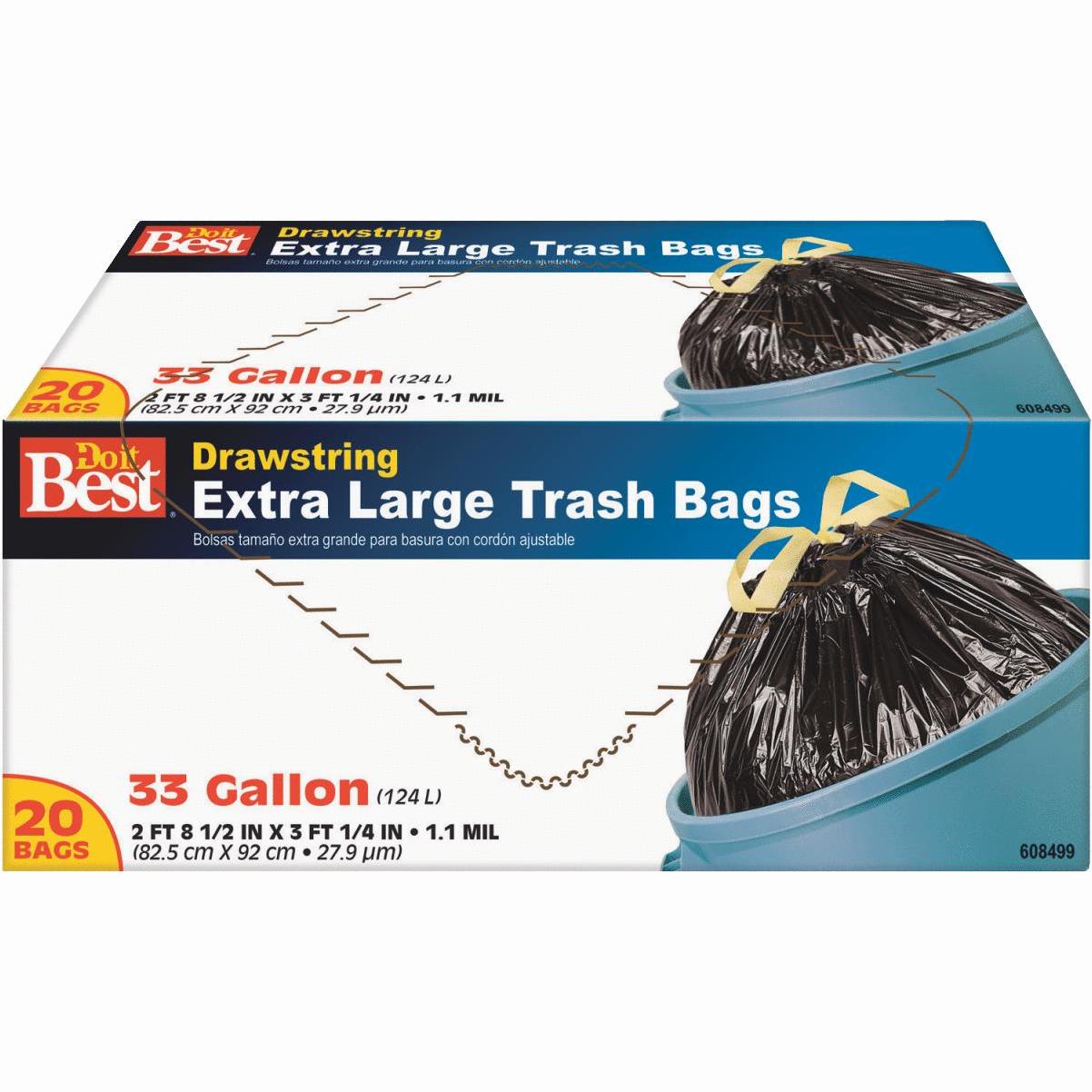 Bilt-Tuf 13 Gal. Tall Kitchen Clear Trash Bag (120-Count)