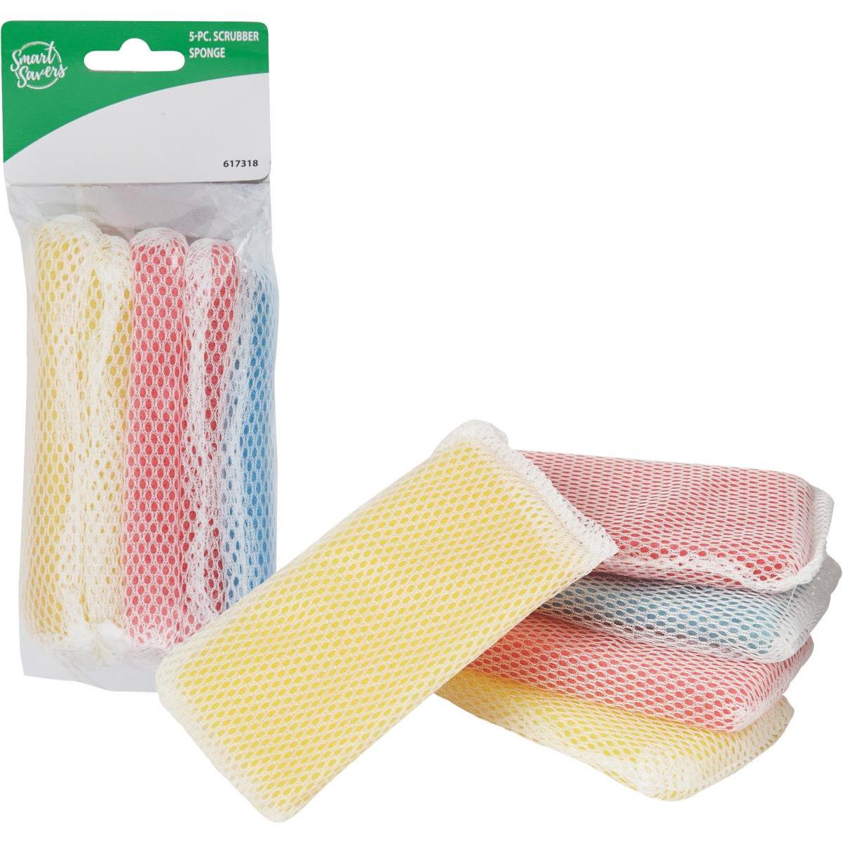 Buy Smart Savers Mesh Sponge Scrubber Assorted (Pack of 12)