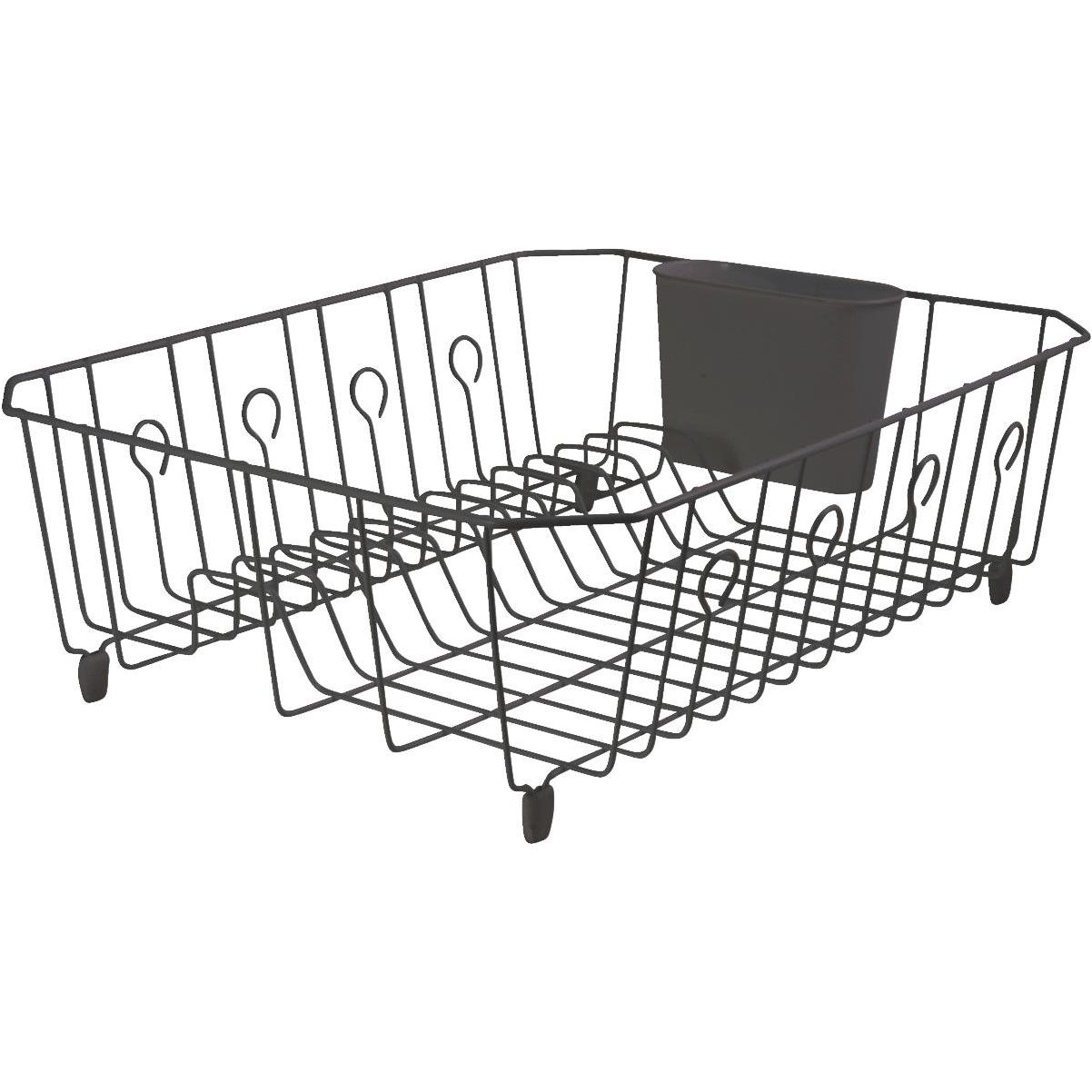 Rubbermaid 12.49 In. x 14.31 In. Black Wire Sink Dish Drainer