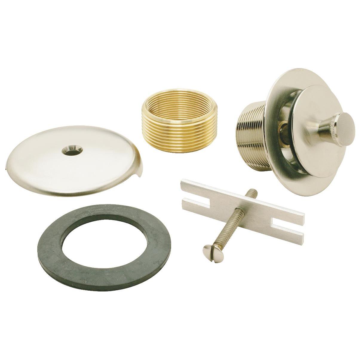 Do it Roller Ball Bathtub Drain Stopper Replacement Assembly with Brushed  Nickel Finish