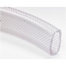 Abbott Rubber 2 In. x 1/2 In. x 50 Ft. Clear T12 Braided PVC Tubing, Bulk  Spool