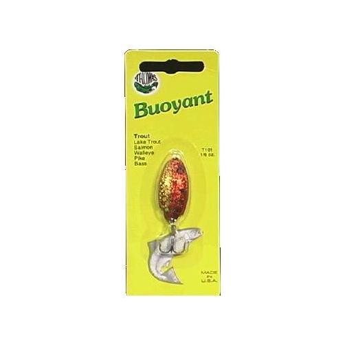 Thomas Spinning Lures Buoyant Spoon,1/6 Oz., Gold Red