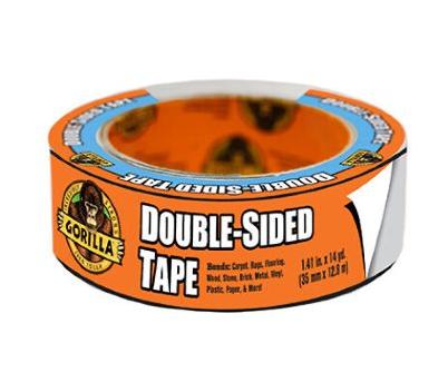 Gorilla 1 In. x 60 In. Tough & Clear Double-Sided Mounting Tape