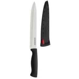 Farberware 8 In. Black Slicer Knife with Edgekeeper Sheath