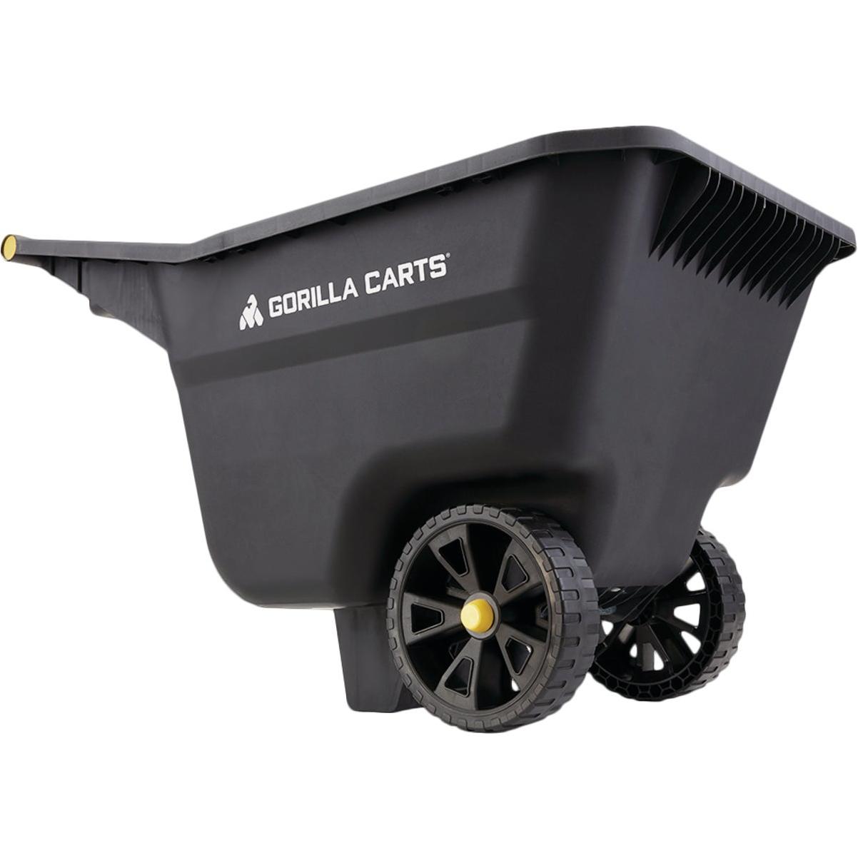 Gorilla Carts 5 Cu. Ft. Poly Yard Cart
