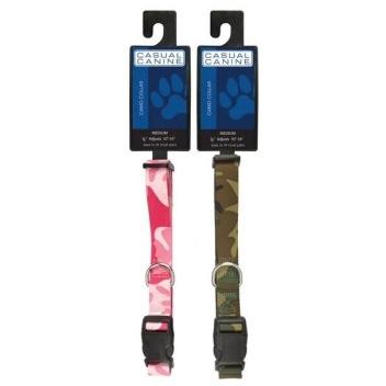 ZA6741 18 43 18-26 in. Camo Dog Collar, Green
