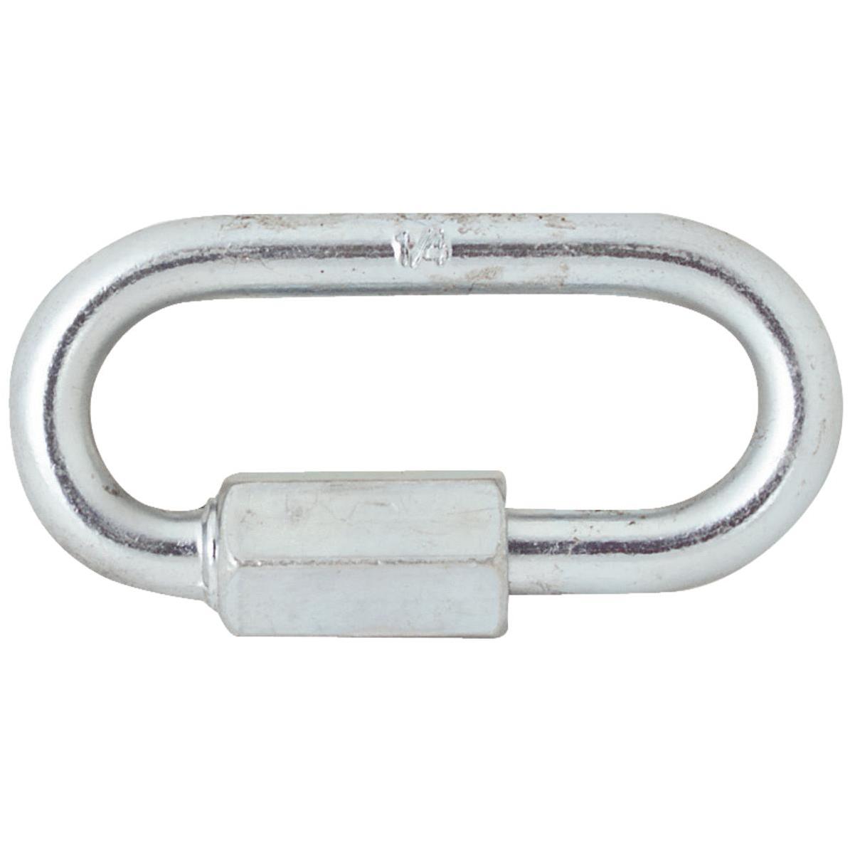 1/4 ZINC PLATED SPRING SNAP HOOK W/ EYELET - WLL 140 LBS - Bairstow  Lifting Products