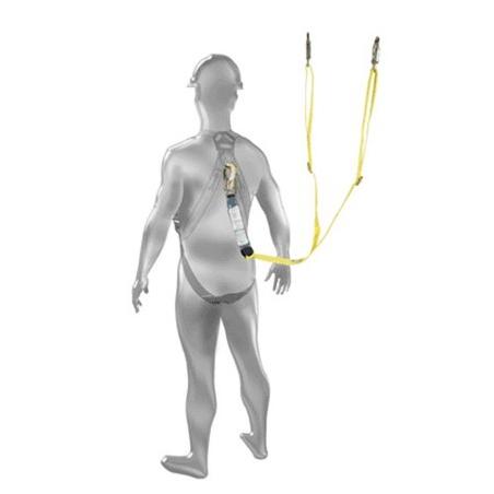 6' Twin Leg Shock Absorbing Lanyard By Msa Safety/Incom