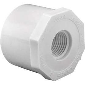 Charlotte Pipe 1 In. SPG x 3/4 In. Slip Schedule 40 PVC Bushing
