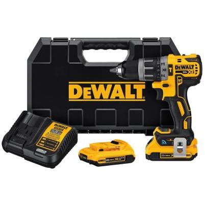 DeWALT 20v Max XR Cordless Brushless Hammerdrill & Impact Driver Combo Kit  (With Batteries, Charger)