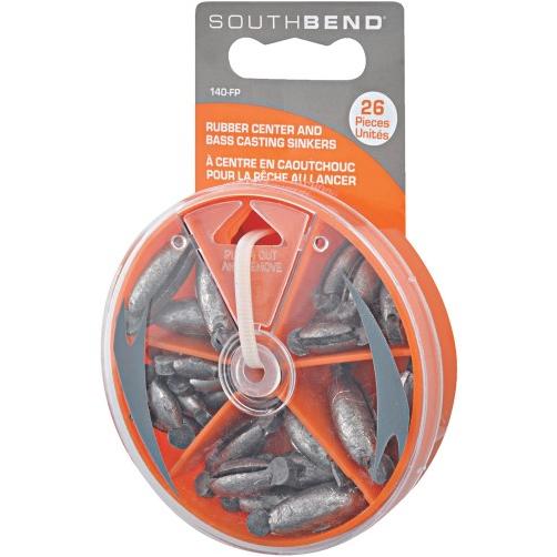 Vanguard 25-Piece Rubber Center Sinker Kit Assortment