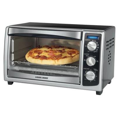 Black & Decker Black+Decker TO1675B Toaster Oven, 6 Slice/Hr