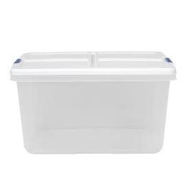 Hefty 66-Quart Clear Tote with Latching Lid