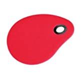 ABC SCR-10 Plate Scraper, Red, Silicone - 10 x 2-1/2 - Bargreen Ellingson