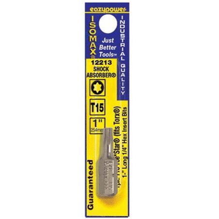 Eazypower 12213 T15 Torx Power Bit, 1"
