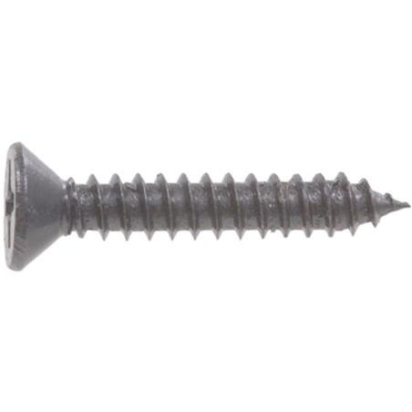 12 X 1-1/4 Wood Screw Flat Head Phillips, Black Finish Hillman Hooks and Eyes