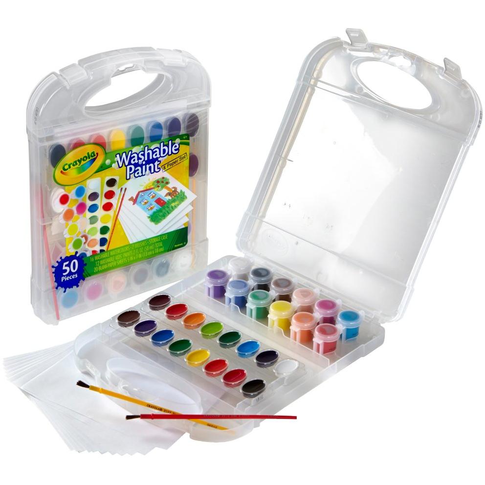 Washable Paint Set for Kids, 50+ Pieces, Crayola.com