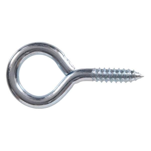 .080 X 5/8 Zinc-Plated Small Eye Screw Eye Hillman Hook and Eye 851692