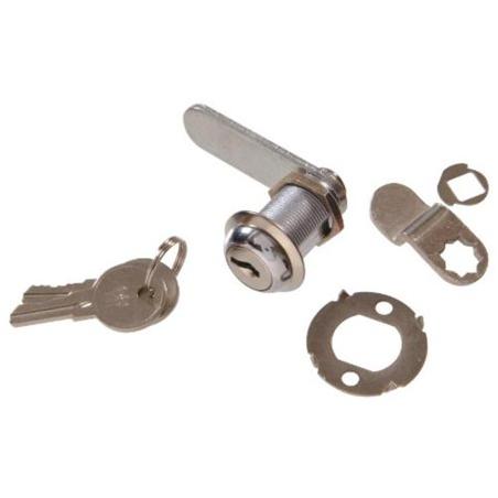 1/4 Utility Lock, Zinc Plated Hillman Misc Cabinet Hardware 852233 008236931167
