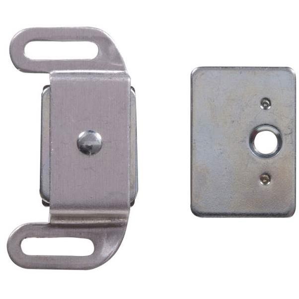 CABINET CATCH WIDE WHITE