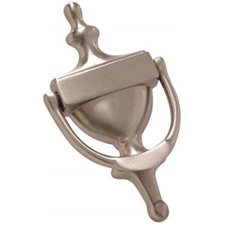 hardware essentials satin nickel door knocker 7in