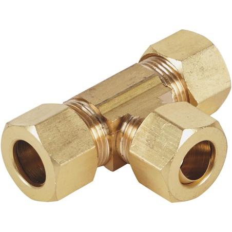 Do it 3/8 In. Compression Brass Tee