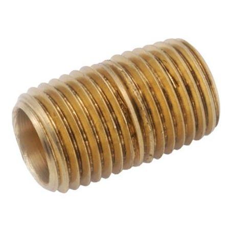 Anderson Metals 1/8 In. x 2-1/2 In. Red Brass Nipple