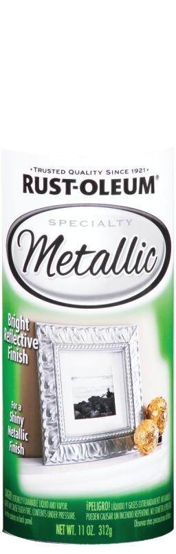 Silver, Rust-Oleum Specialty Metallic Spray Paint- 11 oz