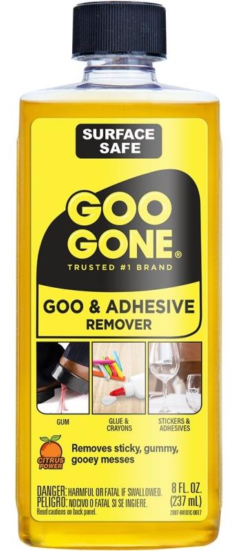 Goof Off FG653 Adhesive Remover, Liquid, White, 16 oz, Bottle