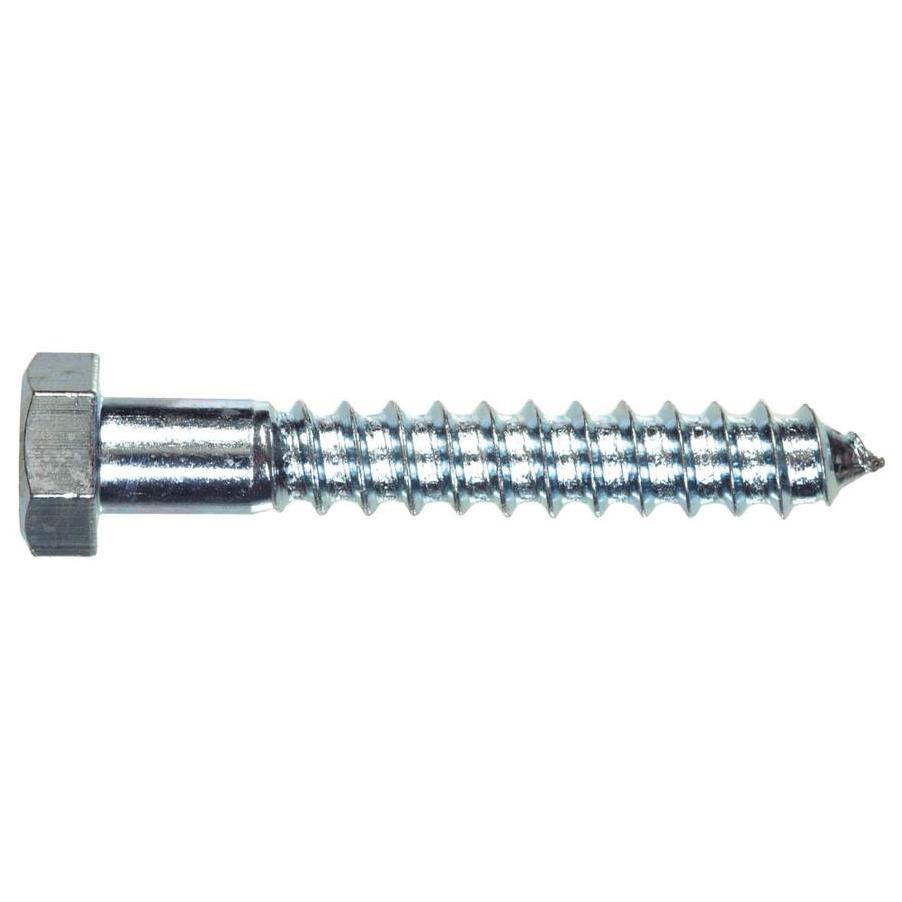 Hillman 5/16-in Zinc-Plated Hex-Head Lag Screw