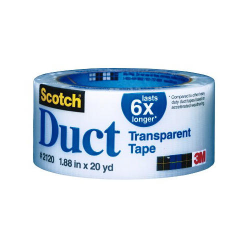 Duck Tape Clear Transparent 20 yd