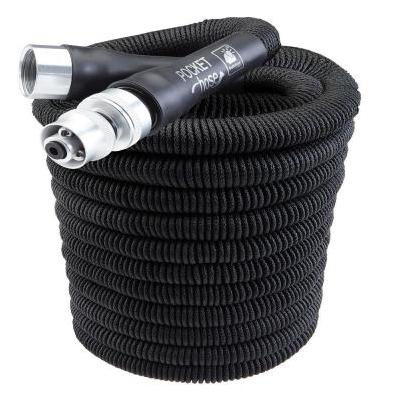 Zero-G 5/8 in. DX 50 ft. L Black Aluminum Garden Hose