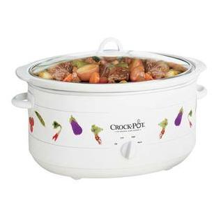 ORGILL HARDWARE Sunbeam Rival 5070-VG-NP White Oval Crock Pot 7 Quart