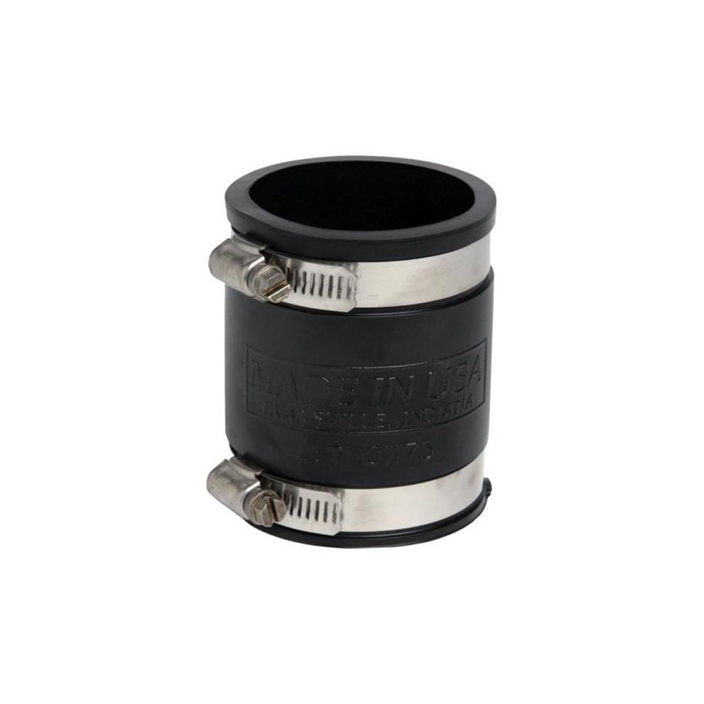 Fernco 2 In. x 2 In. Plastic to Plastic PVC Coupling