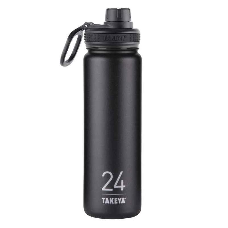 Celebrate It Stainless Steel Water Bottle - Black - 32 oz